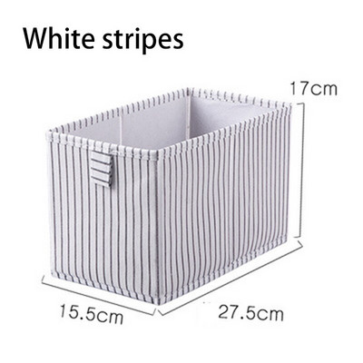 Sulankstoma apatinių drabužių laikymo dėžutė neaustinių drabužių žaislų laikymo dėžutė, taupanti vietą drabužių spintos stalčiaus apdailai