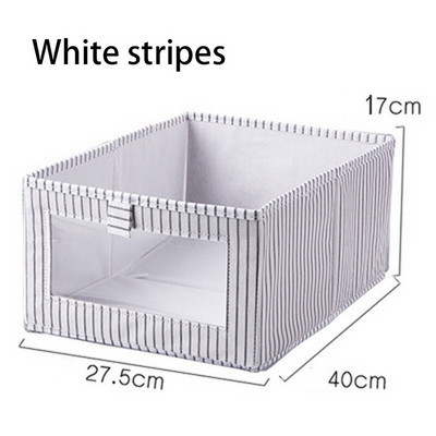 Sulankstoma apatinių drabužių laikymo dėžutė neaustinių drabužių žaislų laikymo dėžutė, taupanti vietą drabužių spintos stalčiaus apdailai