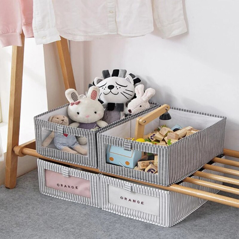 Sulankstoma apatinių drabužių laikymo dėžutė neaustinių drabužių žaislų laikymo dėžutė, taupanti vietą drabužių spintos stalčiaus apdailai