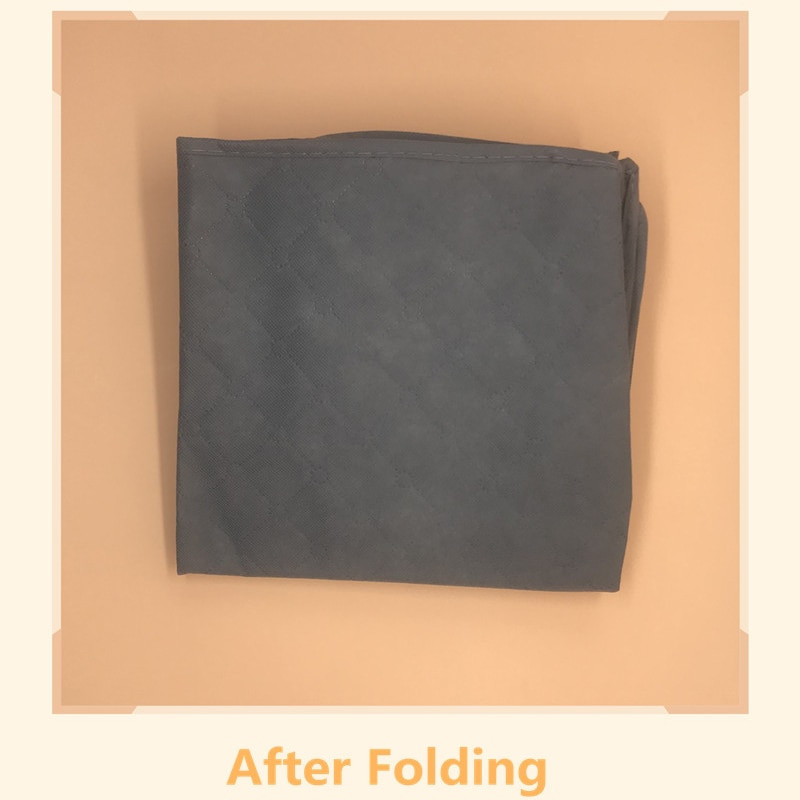 Cutie pliabilă portabilă de îmbrăcăminte cu desene animate, pernă pliabilă, cuvertură, pătură, garderobă, bunuri de uz casnic, depozitare sub pat, capacitate mare