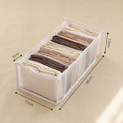 Farmer rekesz Tároló doboz Szekrény Ruha Fiók Hálós Elválasztó doboz Egymásra rakható Nadrág Fiók Elválasztó Lehet Mosható Otthon Szervező