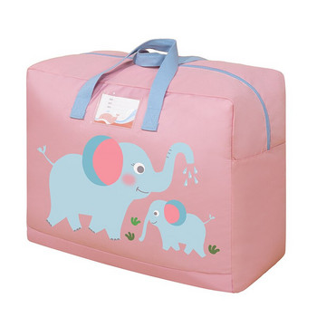 Чанта за съхранение на юрган за детска градина Оксфордски плат Сладък домашен детски багаж Преместване на опаковъчна чанта Преносима чанта за организиране на дрехи