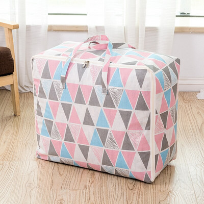 Dulap cu bufniță cu desene animate Organizator de haine, carouri nordice, din bumbac, lenjerie de pat Genți de depozitare rezistente la praf, rezistente la umiditate, lenjerie de pat pentru cămin Pachet Cont.