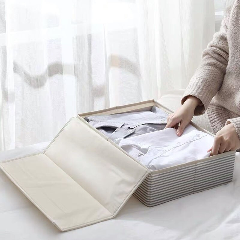 Organizator de lenjerie intima cu 24 de grile Sutien șosete Cutie de depozitare Sertar pliabil Organizator de dulap Rangement Chaussette Opbergbox cu capac