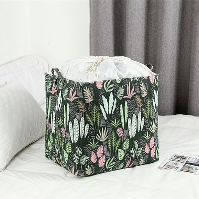 Šiuolaikiniai paprasti lininiai medvilniniai drabužiai, šiukšlės, žaislų laikymo dėžutė, purvini drabužiai, antklodė, atspari dulkėms.