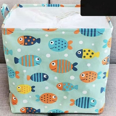 Šiuolaikiniai paprasti lininiai medvilniniai drabužiai, šiukšlės, žaislų laikymo dėžutė, purvini drabužiai, antklodė, atspari dulkėms.