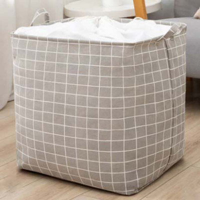 Šiuolaikiniai paprasti lininiai medvilniniai drabužiai, šiukšlės, žaislų laikymo dėžutė, purvini drabužiai, antklodė, atspari dulkėms.