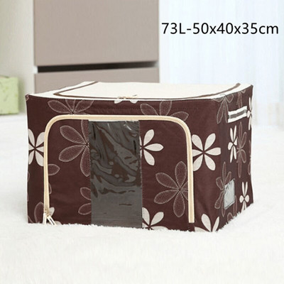 Egyszerű, egyszínű pamutvászon gardrób tárolódoboz, nagy kapacitású háztartási egyéb tárolódoboz, többfunkciós tárolódoboz