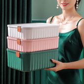 Apatinių drabužių laikymo dėžė Buitinė bendrabučio drabužių spinta kelnaitės kojinės saugojimas artefaktų liemenėlės organizatorius