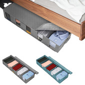 Nem szőtt ágy alatti tároló táska paplan takaró ruhák tároló rekesz doboz osztó összecsukható szekrény szervező ruházat nagy konténer