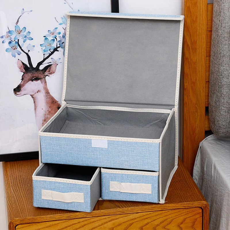 Apatiniai drabužiai Liemenėlė Organizatorius Stalčių laikymo dėžutė 3 Spalvos Stalčių spinta Organizatoriai Dėžutės apatiniams Šalikai Kojinės Liemenėlė Dvisluoksnis