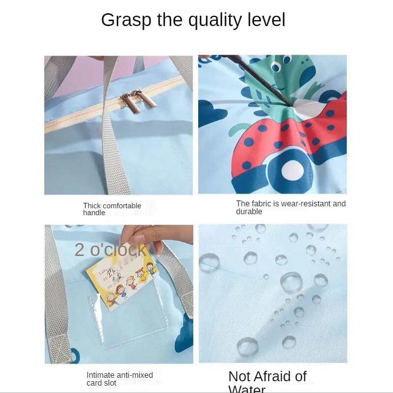 Vaikų darželio antklodės laikymo krepšys namuose vaikai pakrautas bagažas Oksfordo audinys juda pakavimo krepšys nešiojamas drabužių organizavimo krepšys