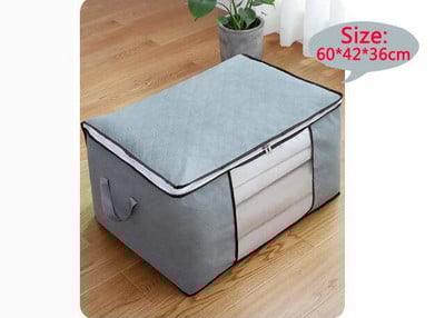 Paplan Összecsukható tárolótáskák ruhák tárolására Párna takaró Szekrény Szervező Kezdőlap Ágy alatti huzat Porálló táska Csomagoló kockák