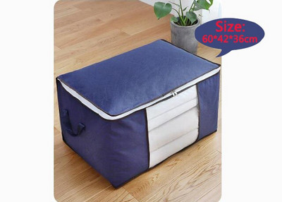 Paplan Összecsukható tárolótáskák ruhák tárolására Párna takaró Szekrény Szervező Kezdőlap Ágy alatti huzat Porálló táska Csomagoló kockák