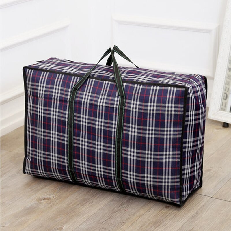 Genți de depozitare foarte mari de rezistență în carouri Genți de mutare Tote cu fermoar pentru îmbrăcăminte Pătură Genți de depozitare Cutii pentru rechizite pentru colegiu