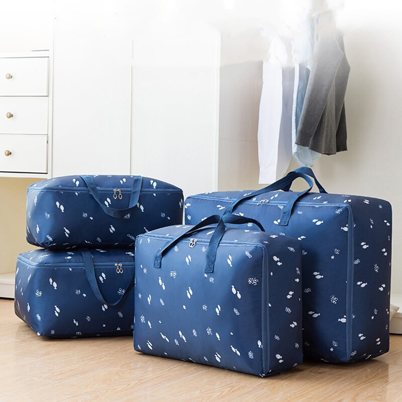 Удебелена юрганска чанта за съхранение Органайзер с голям капацитет Подвижен калъф Гардероб Водоустойчиви прахоустойчиви дрехи Аксесоари за спално бельо Ново