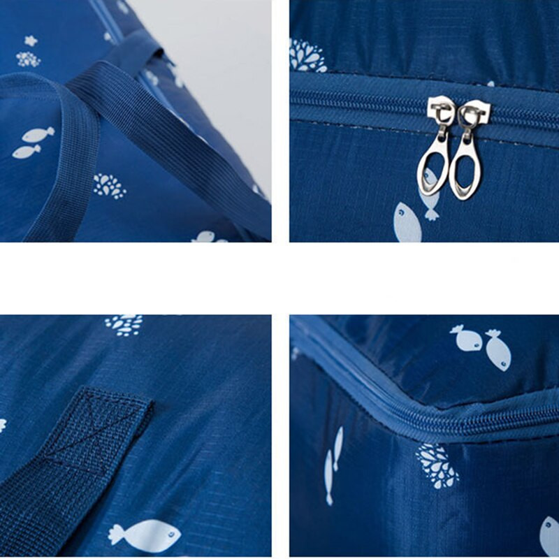 Удебелена юрганска чанта за съхранение Органайзер с голям капацитет Подвижен калъф Гардероб Водоустойчиви прахоустойчиви дрехи Аксесоари за спално бельо Ново