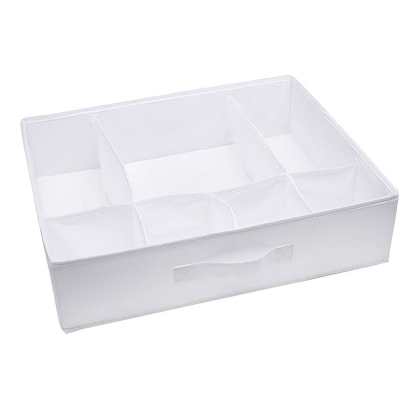 7 tinklelis Apatiniai drabužiai ir apatinių drabužių laikymo dėžutė stalčiaus tipo tinklelio audinio buitinės kojinės liemenėlės spintos laikymo apdailos dėžutė