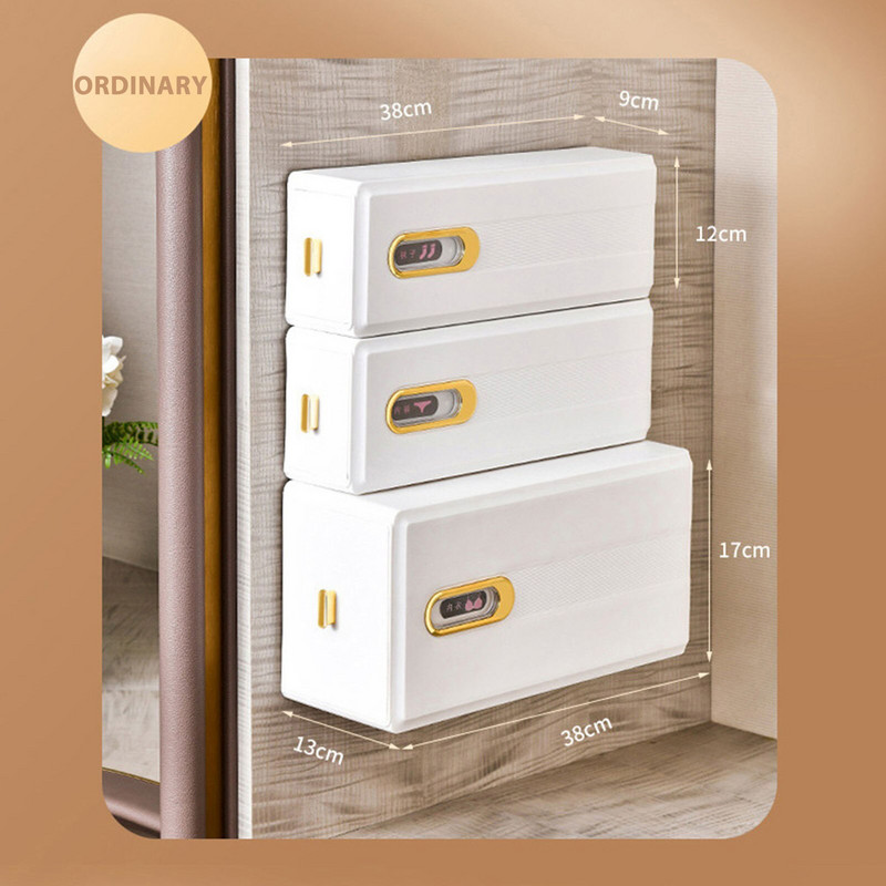 Új szekrény láthatatlan tároló fiók Otthoni gardrób falra szerelhető bugyi zokni rendező doboz otthoni helyiséghez szekrény tároló fiók