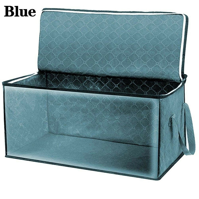 1 db paplanrendező doboz, összecsukható, egymásra rakható ládák, hordozható szekrény, nem szőtt ruhatároló takaró