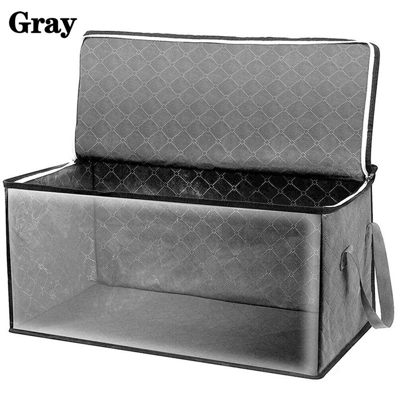 1 db paplanrendező doboz, összecsukható, egymásra rakható ládák, hordozható szekrény, nem szőtt ruhatároló takaró