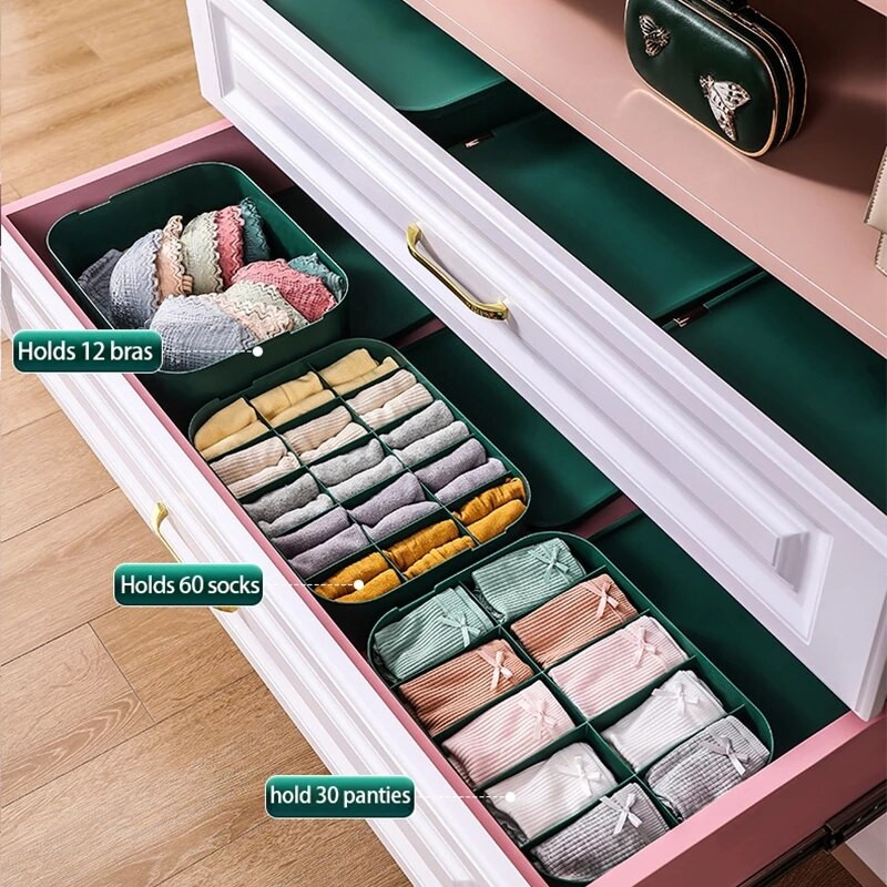 Sutien șosete cutii organizatoare de depozitare dulap pliabil sertar organizatori haine dulapuri lenjerie de corp Cutie de depozitare pentru chiloți depozitare acasă