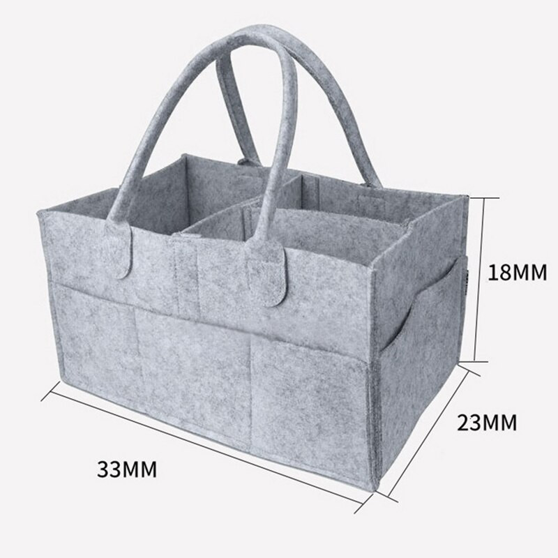 „HOT Baby Diaper Caddy Organizer“ automobilio kelioninis krepšys vaikų laikymo dėžės veltinio krepšelis kūdikiui NDS66