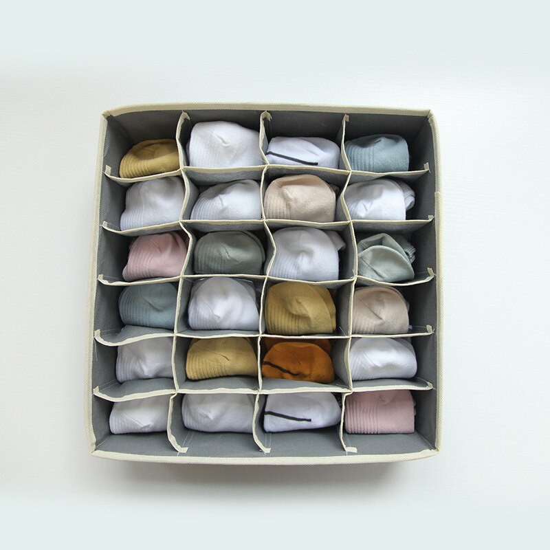 4 buc/set Cutie de depozitare pentru lenjerie de corp Organizator pliabil pentru dulap Organizator nețesut pentru lenjerie de corp pentru sutien, șosete, cutie pentru sertar de depozitare pentru chiloți