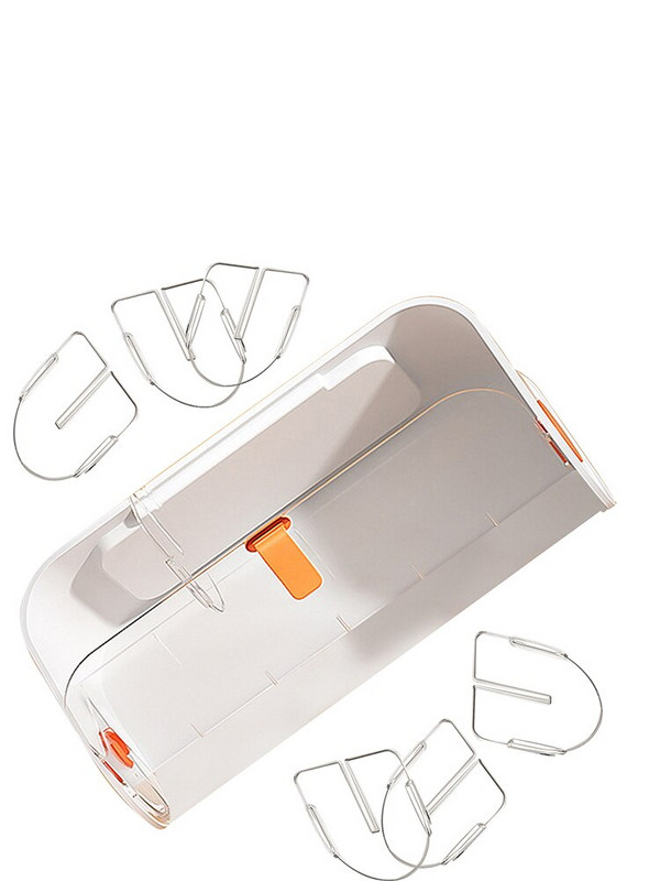 Fehérnemű tároló doboz Falra szerelhető bugyi zokni rendező 6 cellás átlátszó gardrób levehető tárolódoboz