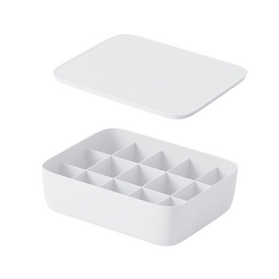 1 rács/ 10 rács/15 rács alsónemű tároló doboz háztartási hálóterem hálószoba műanyag szekrény fiók rendszerező melltartó zokni sminkhez