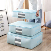 Torba za pohranu odjeće Prozirni prozor Tkanina s ojačanom ručkom Čvrsti patentni zatvarači Vodootporan i sklopivi ispod organizatora za krevet TJ8251