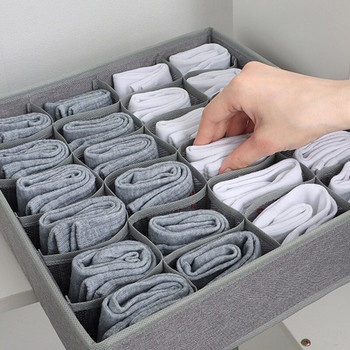 1PC Чорапи Органайзери за бельо Кутия за съхранение Органайзер за съхранение на гардероб Разделители Кутии за чорапи Връзки за сутиени Органайзери за чекмеджета на шкафа