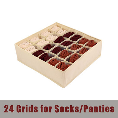 1PC Șosete Organizatoare de lenjerie de corp Cutie de depozitare Dulap de depozitare Organizator Cutii despărțitoare pentru șosete Sutien Cravate Dulap Sertar Organizatori