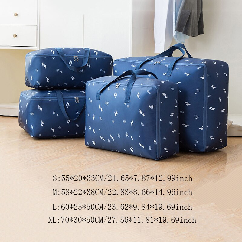 Oxford vízálló ruhatároló táska paplan takaró gardróbszoba rendszerező háztartási ágy alá összecsukható porálló tasak tartozékok