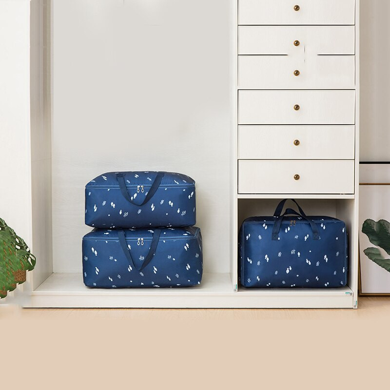 Oxford vízálló ruhatároló táska paplan takaró gardróbszoba rendszerező háztartási ágy alá összecsukható porálló tasak tartozékok