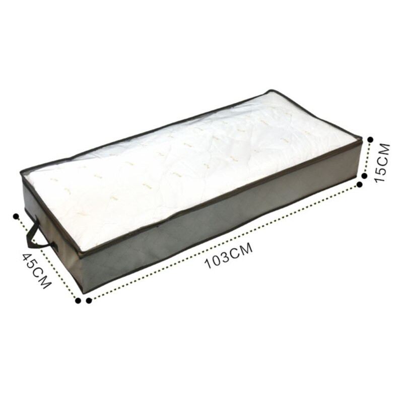 Geantă mare de depozitare pentru pilota sub pat, geantă de depozitare pentru haine rezistente la umiditate, organizator pliabil pentru dulap pentru pilota de pernă.