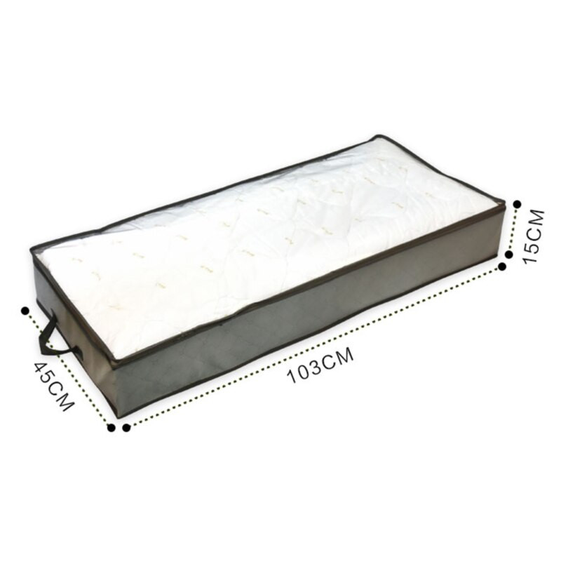 Geantă mare de depozitare pentru pilota sub pat, geantă de depozitare pentru haine rezistente la umiditate, organizator pliabil pentru dulap pentru pilota de pernă.