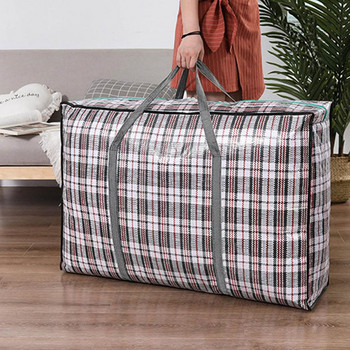 Чанти за преместване Изключително голяма чанта за съхранение Чанта-органайзер с издръжлив цип Водоустойчива чанта за съхранение Къмпинг чанта за дрехи