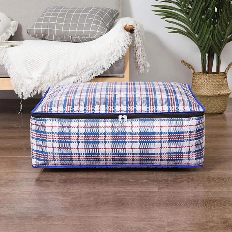 Genți de mutare Geantă de depozitare extra mare Geantă organizatoare cu fermoar durabil Geanta de depozitare rezistentă la apă Geantă de camping pentru haine