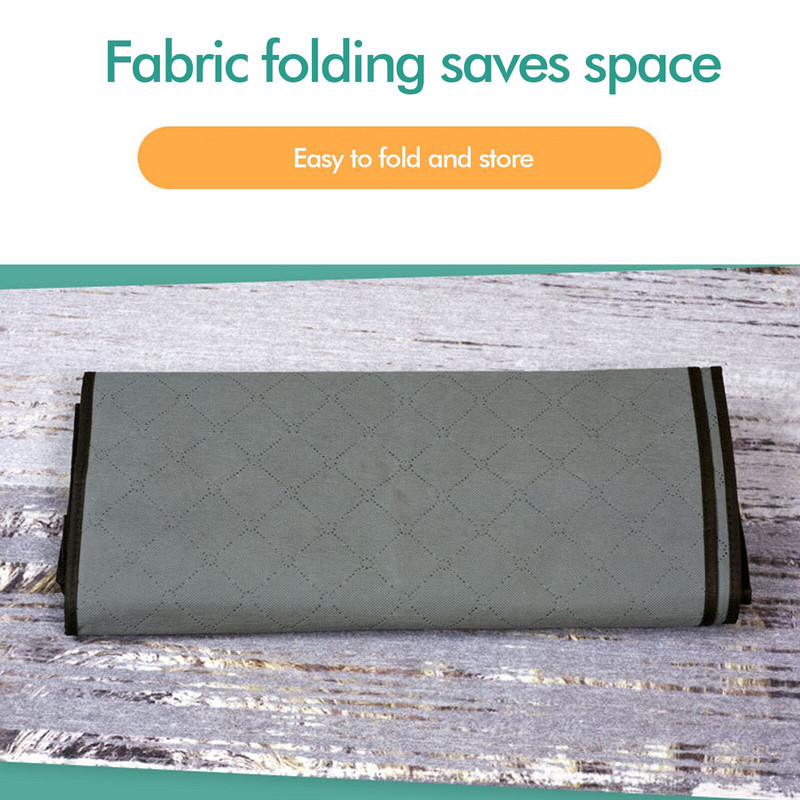 Nagy kapacitású ruhatároló táska Porálló paplanrendező átlátszó ablakkal, összecsukható nem szőtt ruhák otthoni ágy alatti fiók