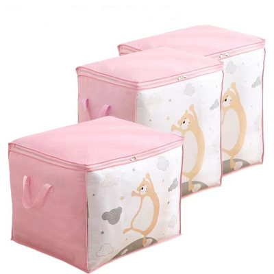 Lielas ietilpības segas uzglabāšanas soma Putekļu necaurlaidīgs salokāms skapis Drēbju organizatora soma Mājas skapis Sega Spilvenu organizatora soma