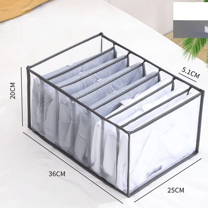 Sklopivi pretinac za traperice Kutija za odlaganje Ormar Odjeća Višeslojna torba Hlače Čarape Grudnjaci Organizator Ladica Organizator za police za pohranu Organizator