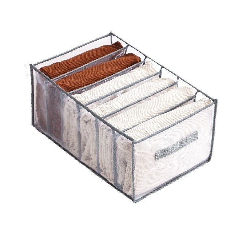 Sklopivi pretinac za traperice Kutija za odlaganje Ormar Odjeća Višeslojna torba Hlače Čarape Grudnjaci Organizator Ladica Organizator za police za pohranu Organizator