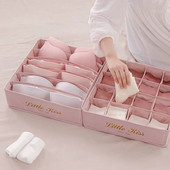 Dulap lenjerie de corp Cutie de depozitare Compartiment Organizator de lenjerie de corp pliabil Rangement Sous Vetement Sutien Sosete Organizator Despărțitor sertar