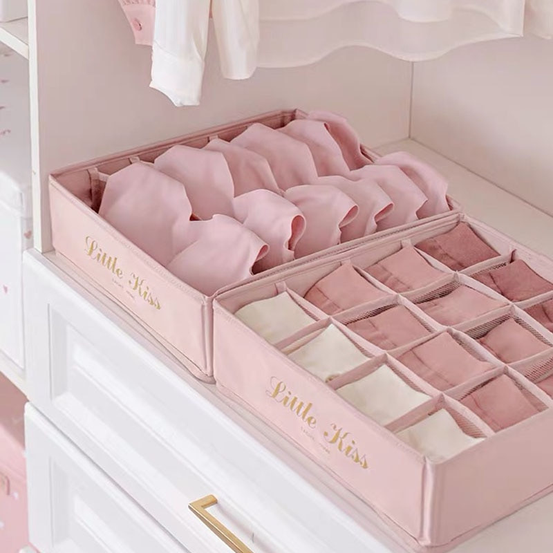Dulap lenjerie de corp Cutie de depozitare Compartiment Organizator de lenjerie de corp pliabil Rangement Sous Vetement Sutien Sosete Organizator Despărțitor sertar