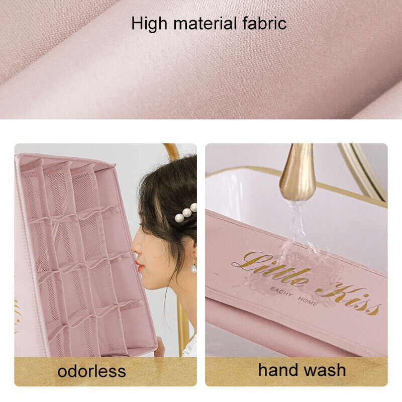 Dulap lenjerie de corp Cutie de depozitare Compartiment Organizator de lenjerie de corp pliabil Rangement Sous Vetement Sutien Sosete Organizator Despărțitor sertar