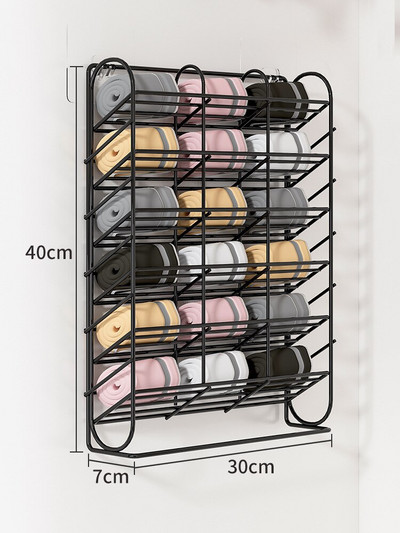 Dulap metalic pentru depozitare lenjerie de corp, montat pe perete, pentru dormitor, sutien pentru șosete, container, organizator, creativ, agățat, despărțitor pentru lenjerie de corp Nou