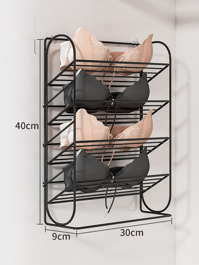 Dulap metalic pentru depozitare lenjerie de corp, montat pe perete, pentru dormitor, sutien pentru șosete, container, organizator, creativ, agățat, despărțitor pentru lenjerie de corp Nou