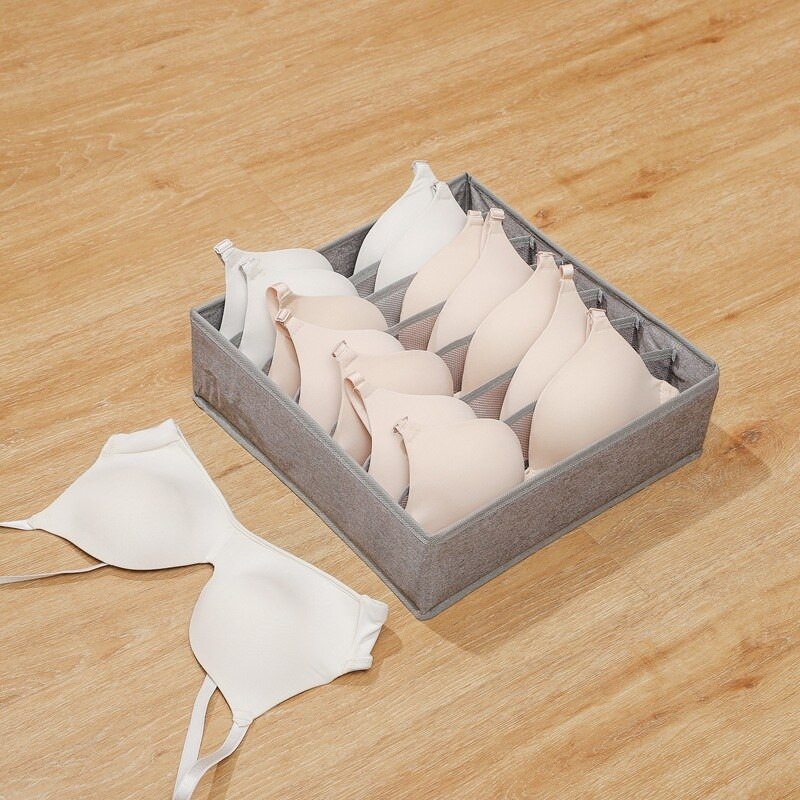 24 de sertare organizatoare cu grilă pentru șosete, sutien pliabil, lenjerie de corp, cutie de depozitare, dulap, jambiere, organizator de șosete, sertare, separatoare