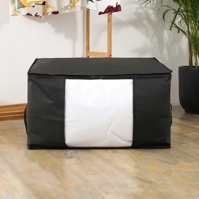 Saci de depozitare pliabile pentru pilota cearșaf de pernă Pachete de pulover Organizator de țesături nețesute Cutie de depozitare pentru garderoba de mare capacitate